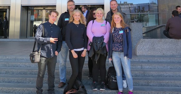 Gymnasieelever från Skellefteå på studiebesök i Bryssel