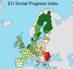 Regionen Övre Norrland toppar EU:s index för social utveckling