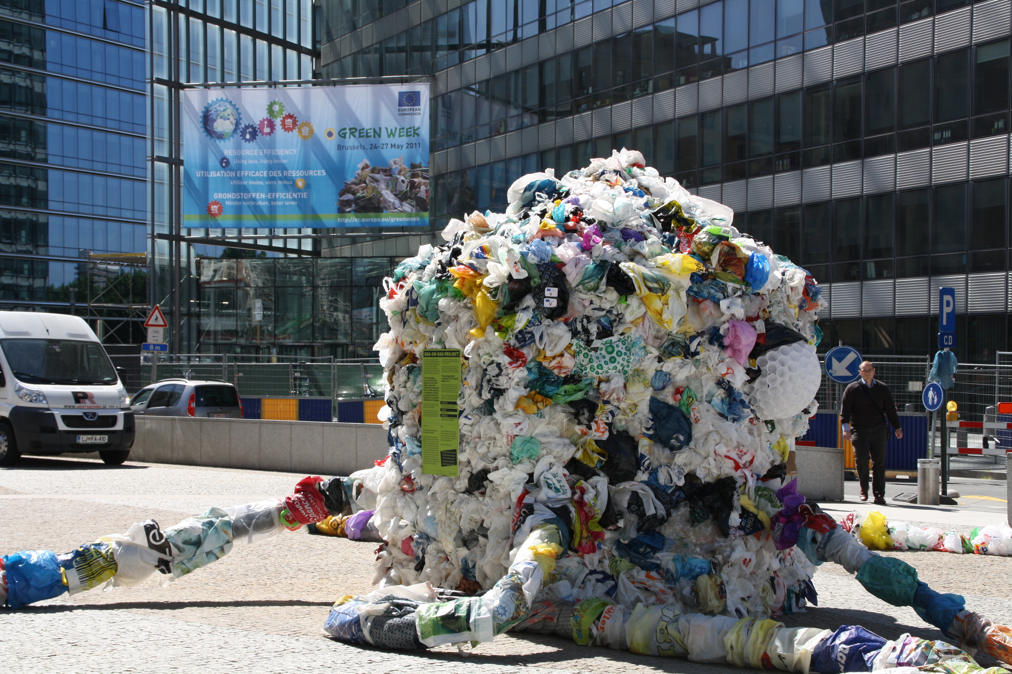 Green Week skulptur skylt