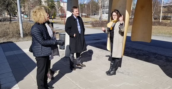 Besök i Umeå av direktör inom EU-kommissionen