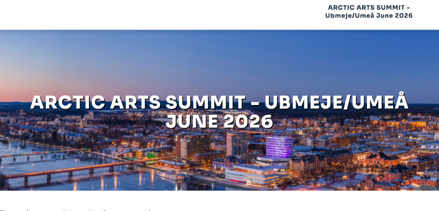 Välkommen till Arctic Arts Summit i Umeå!