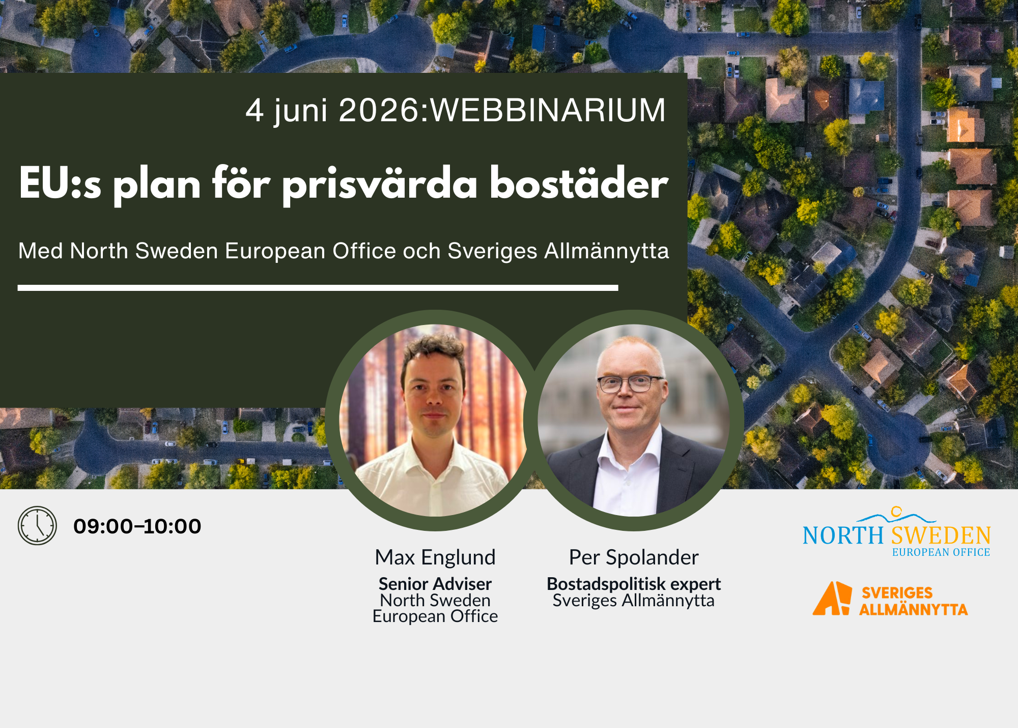 Webbinarium 4 juni: EU:s plan för prisvärda bostäder