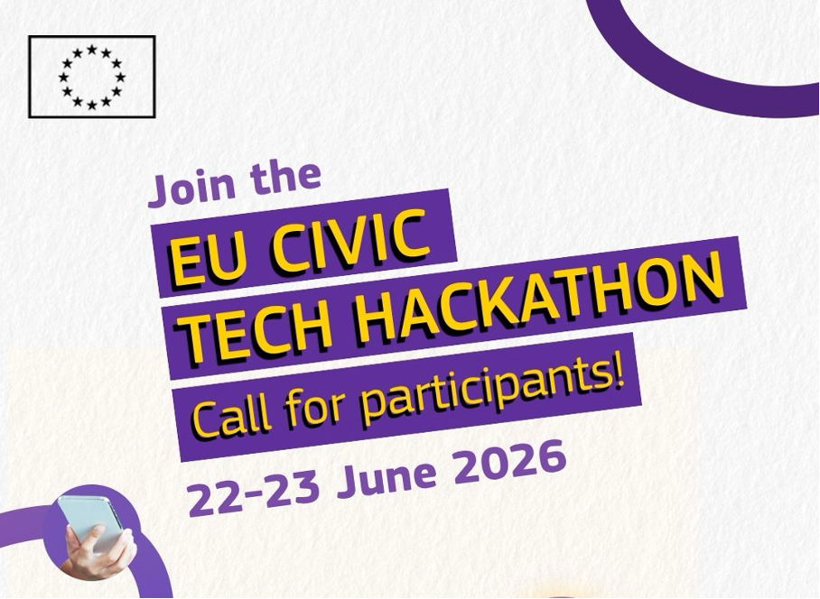 Ansök om att delta- EU Civic Tech Hackathon (22–23 juni 2026)