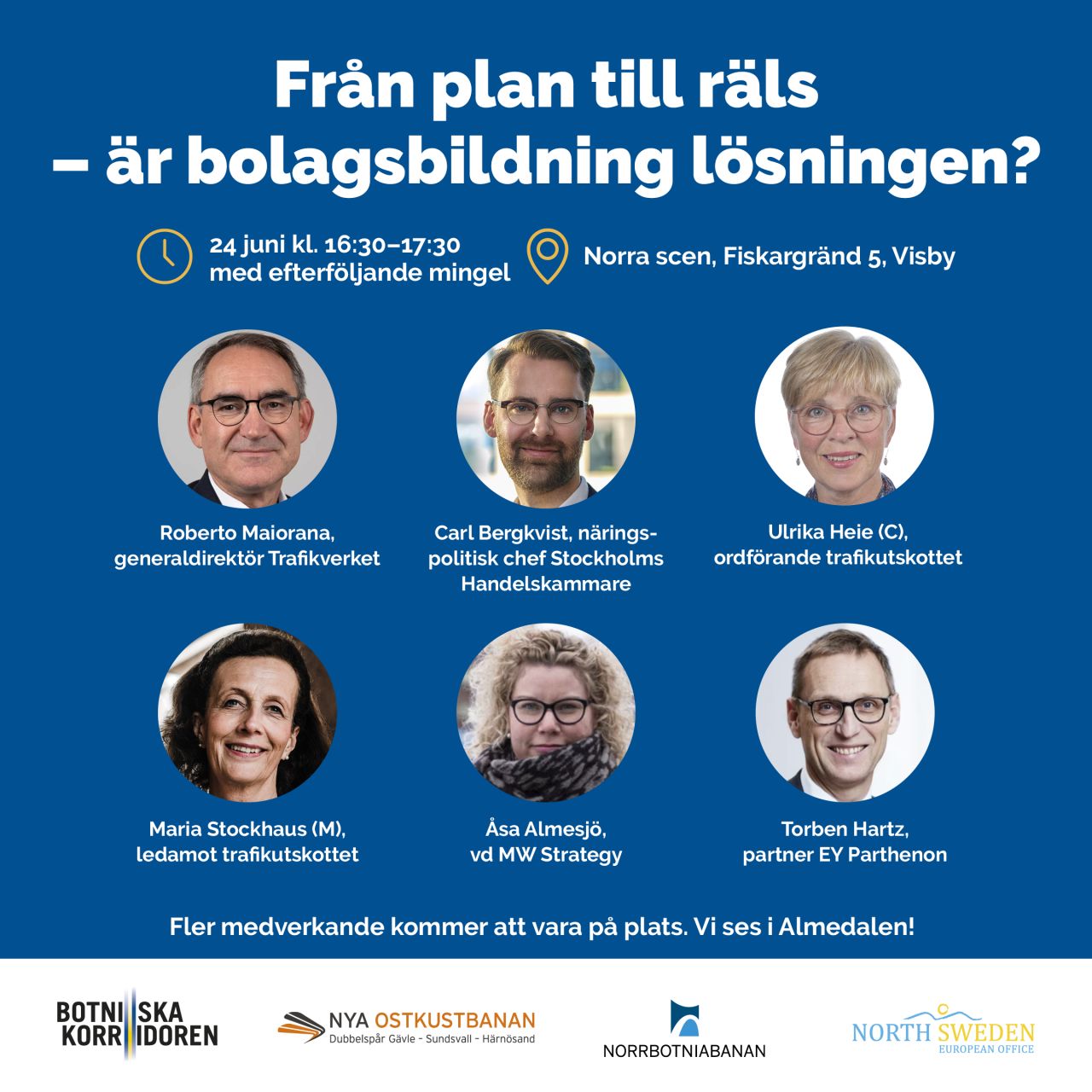 Almedalen 2026 – Seminarium: Från plan till räls – är bolagsbildning lösningen?